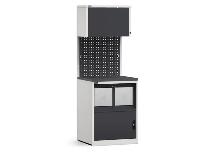 Soddisfatti O Rimborsati Arredo modulare Fami GARAGE009 con vano rifiuti e piano gommato, 714mm
