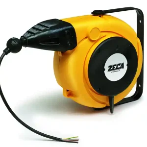 Avvolgicavo elettrico Zeca 5870/XL con bocca guidacavo in gomma, 7,5 metri Prezzo Scontato