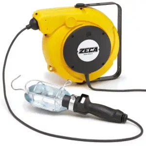 Avvolgicavo automatico Zeca 5907/T306 con lampada 250V, 15,5 mt Di Tendenza
