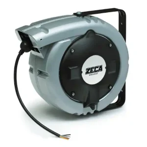 Avvolgicavo elettrico in alluminio Zeca 6065/PRC cavo in PVC sezione 1mm 3A, 18 metri Compra Adesso