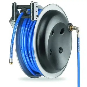 Avvolgitubo industriale per aria e acqua Zeca 8951 con tubo PVC 25mm, 10mt Pagamento Sicuro