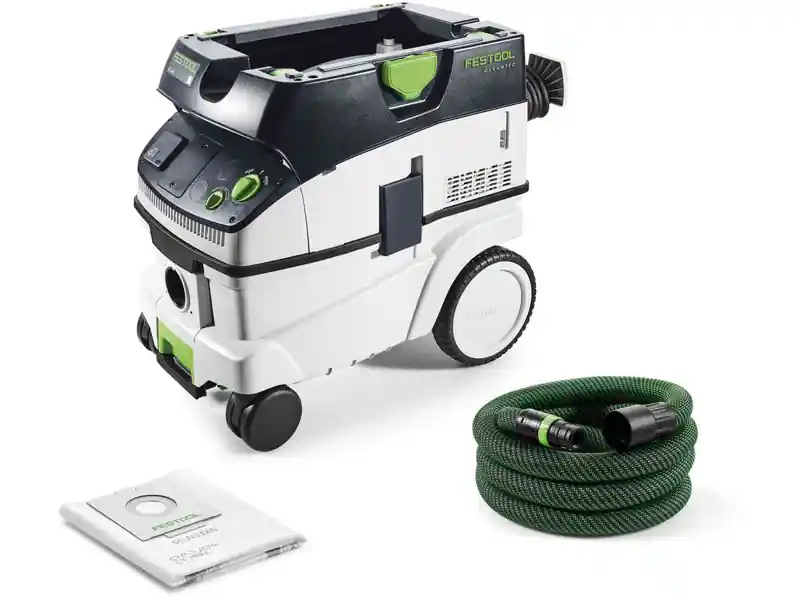 Miglior Prezzo Aspiratore mobile Festool Cleantec CTL 26 E solidi/liquidi 1200W, 26lt