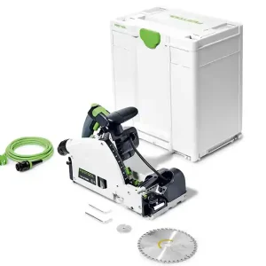 Reso Gratuito Sega ad affondamento con incisore Festool TSV 60 KEBQ-Plus lama 168mm in Kit