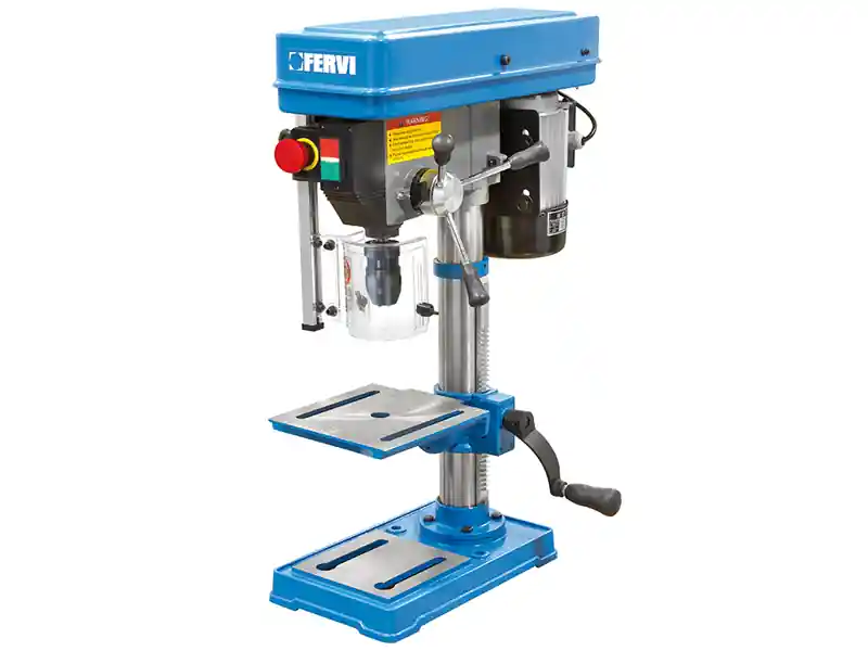 Trapano a colonna da banco Fervi 0011 con trasmissione a cinghia 0,375 kW Promo Stagionale