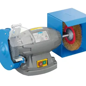 Smerigliatrice da banco combinata Fervi S510 con mola e spazzola metallica 230V 0,4kW Ultimissimo Modello