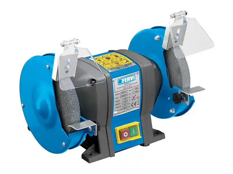Smerigliatrice da banco Fervi 0023 230 0,35kW a doppia mola, 150mm Compra Adesso