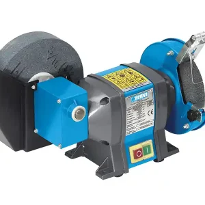 Prezzo Basso Smerigliatrice combinata da banco Fervi 0503 230V 0,35kW con mola a secco e acqua