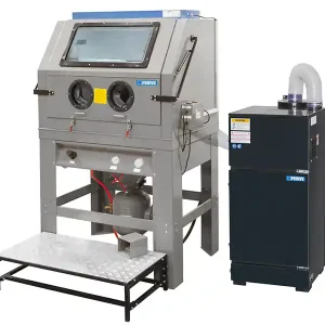 Sabbiatrice a pressione Fervi 0615 con aspiratore separato, 0.7kW Offerta Lampo