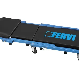 Carrello sotto auto pieghevole Fervi 0645/SS, portata 110 Kg Prezzo Di Fabbrica
