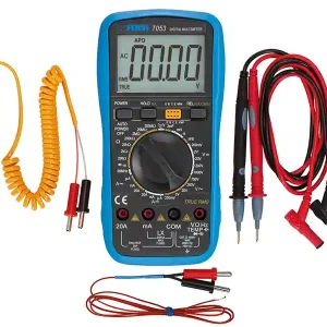 Multimetro digitale Fervi T053 per la verifica impianti elettrici automobili Offerta