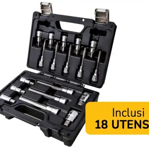 Cassetta porta attrezzi Beta Worker BW 923E-PE/C18 con 18 chiavi a bussola per viti esagonali Più Venduto