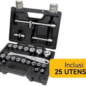 Cassetta porta attrezzi Beta Worker BW 923E/C25 con 20 chiavi a bussola esagonali e 5 accessori Scelto Dai Clienti