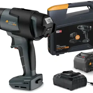 Termosoffiatore a batteria Steinel MH5 a controllo digitale con batteria 5,5Ah e caricabatterie Popolare