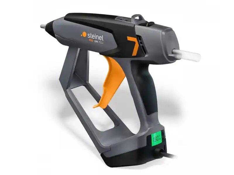 Pistola colla a caldo Steinel GlueMatic 7011 ugelli intercambiabili e temperatura regolabile 40-230° Soddisfatti O Rimborsati
