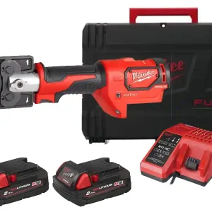 Crimpatrice idraulica Milwaukee HCCT One-Key 53kN per connettori quadrati 300mm in Kit Must-Have
