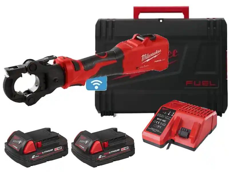 Bestseller Crimpatrice idraulica Milwaukee HCCT60 One-Key 60kN per connettori quadrati 300mm in Kit