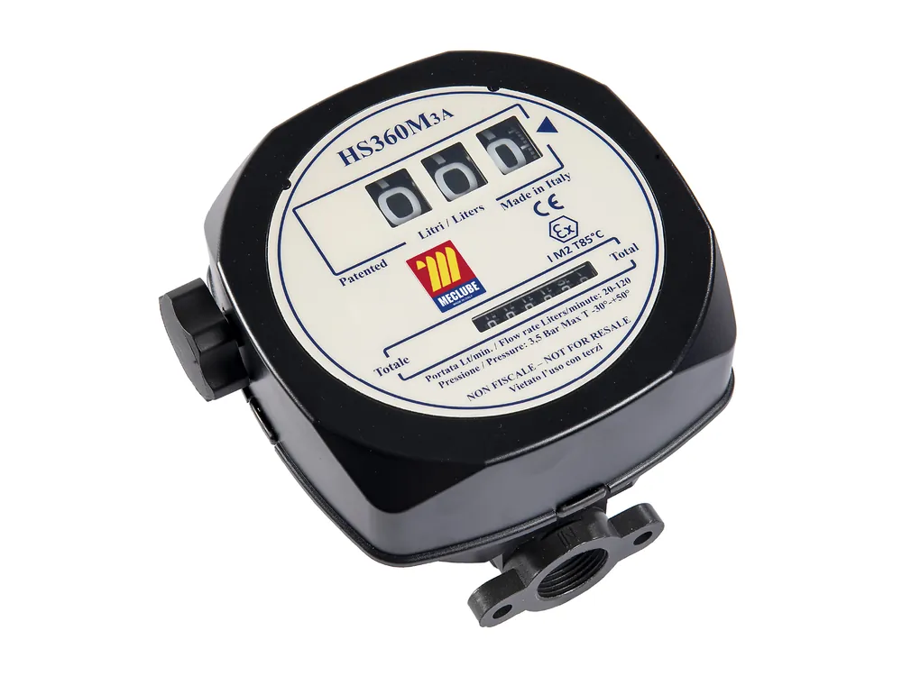 Contalitri meccanico Meclube certificato Atex per travaso benzina, 20-120 l/min Di Tendenza