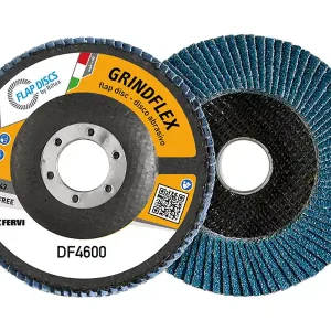Nuovo Arrivo Dischi lamellari Fervi Grindflex Bigger per sgrossatura acciaio e ghisa, 125x22mm(10pz)