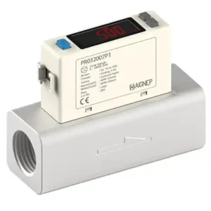 Misuratore di flusso digitale Aignep PRO3 per macchine aria compressa 1/2", 0-500l/min Non Perdere