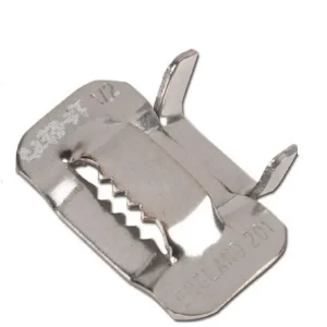 Fibbie per reggetta Barbero in acciaio inox 304 da 16mm (100pz) Nuovo Arrivo