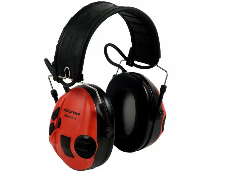 Peltor Cuffie antirumore tiro a volo sportivo SportTac color rosso per cacciatori (10pz) Ultima Occasione