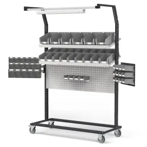 Super Prezzo Carrello porta minuteria Fami Bin Cart 1507 per lean production, 2998x850x2267mm