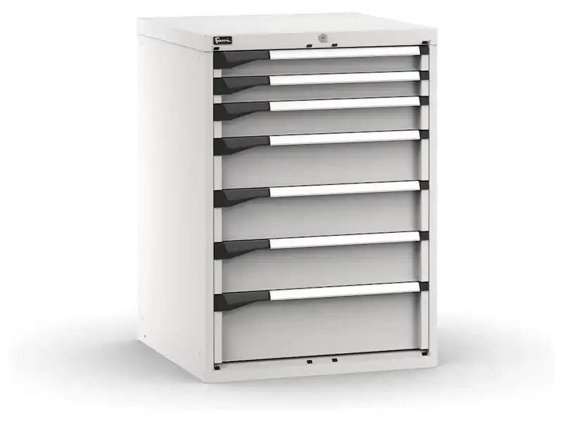 Reso Gratuito Cassettiera Fami Master 714x726x1000mm grigio con 7 cassetti ad estrazione telescopica
