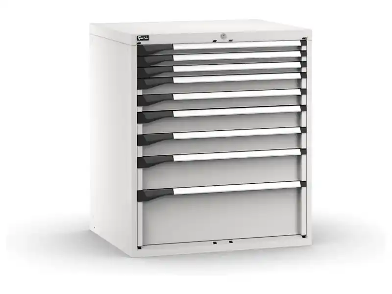Cassettiera Fami Master grigio a 9 cassetti ad estrazione totale 867x726x1000mm Offerta Lampo