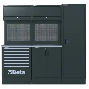 Arredo modulare per officina Beta RSC50 2.0 D 2095x760x2000mm con cassettiera e armadi Compra Oggi Stesso