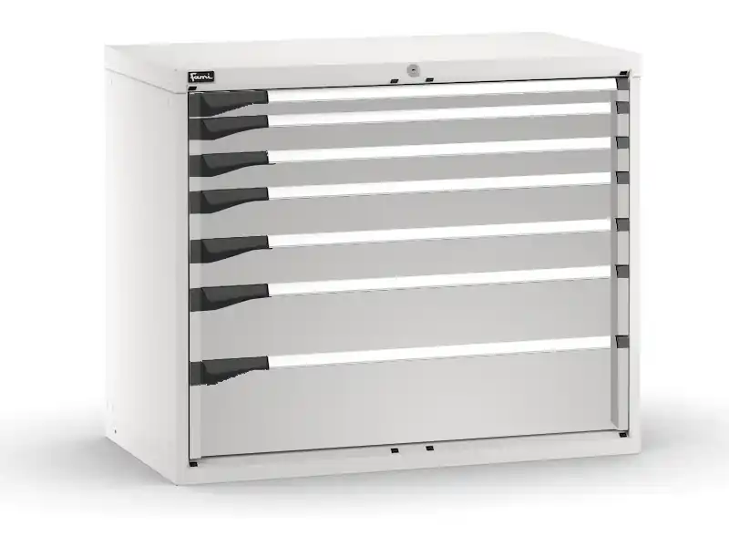 Cassettiera Fami Master grigio a 7 cassetti ad estrazione regolabile 1020x573x850mm Vendita Finale