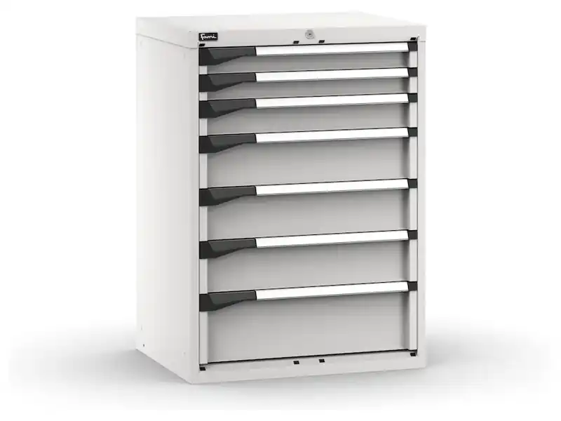 Ordina Subito Cassettiera Fami Master grigio a 7 cassetti ad estrazione regolabile 714x573x1000mm