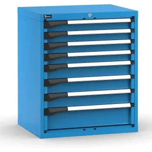 A Buon Prezzo Cassettiera Fami Master blu a 8 cassetti ad estrazione regolabile 714x573x850mm