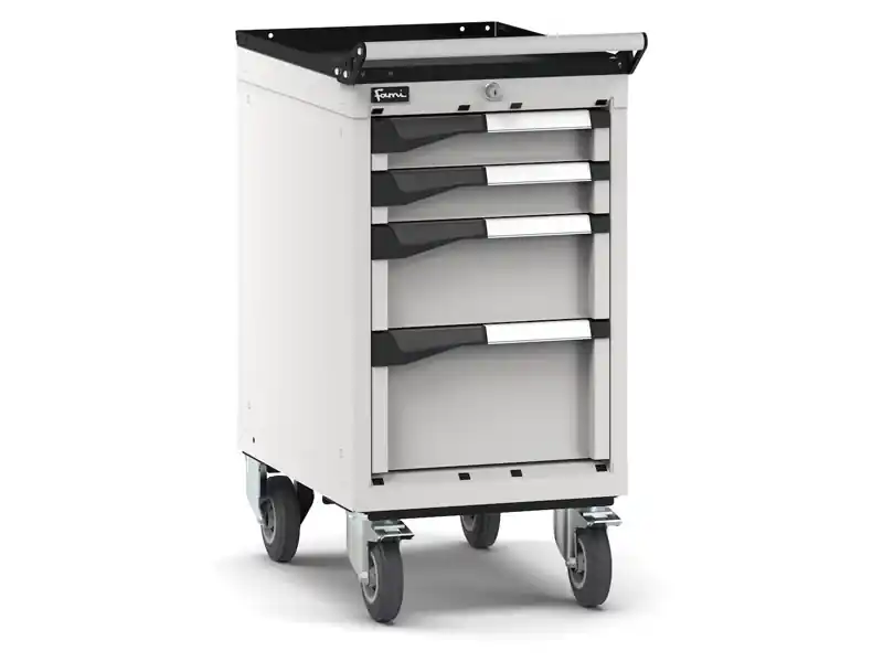 A Buon Prezzo Carrello portautensili Fami Master con 4 cassetti ad estrazione regolabile grigio, 408x573x822mm