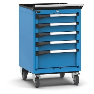 Affare Carrello portautensili Fami Master con 5 cassetti ad estrazione regolabile blu, 561x573x922mm