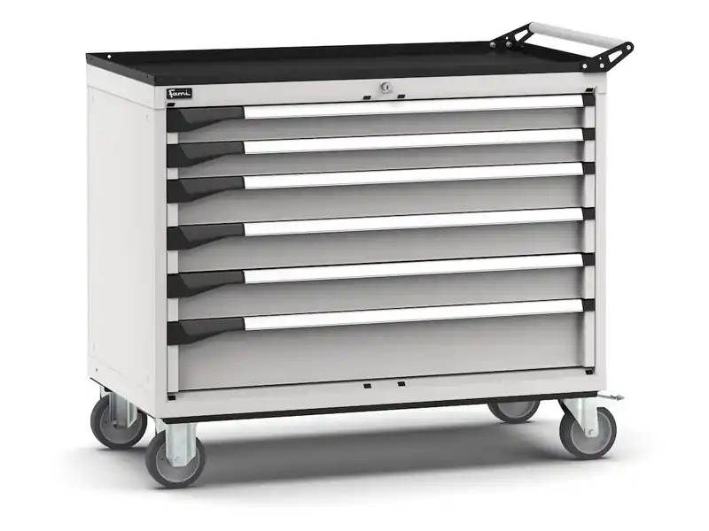 Carrello portautensili Fami Master con 6 cassetti ad estrazione regolabile grigio, 1020x573x922mm Bestseller