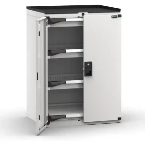 Armadio ante battenti Fami Master con 3 cassetti ad estrazione regolabile grigio, 714x573x1022mm Non Perdere