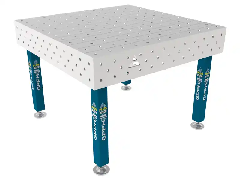 Banco per saldatura SteelPlus INOX GPPH 1,2x1,2mt spessore 12mm, fori 16mm Consegna Rapida