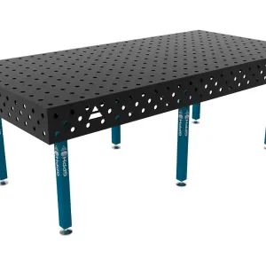 Reso Gratuito Banco per saldatura SteelEco GPPH 2,4x1,2mt spessore 8mm, fori 16mm griglia 100x100mm