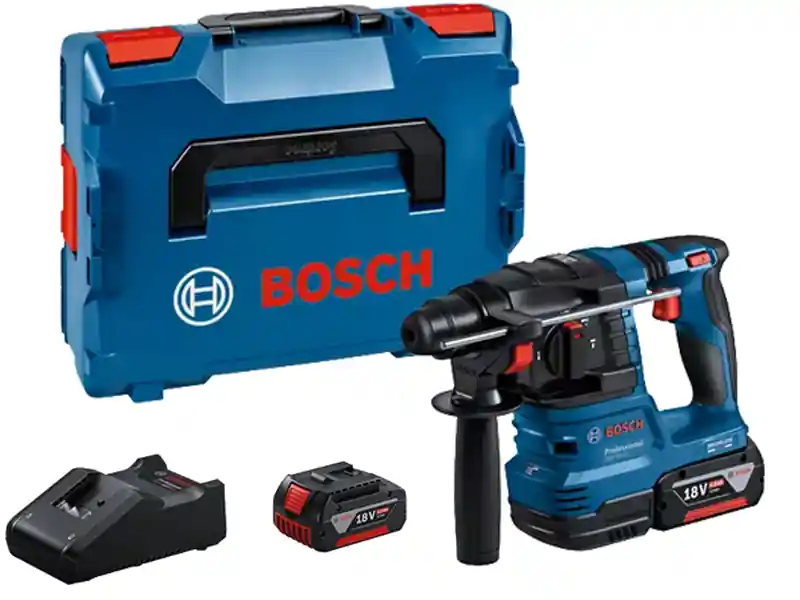 Bosch martello perforatore a batteria GBH 18V-22 Professional con 2 batterie 4Ah e valigetta Miglior Prezzo