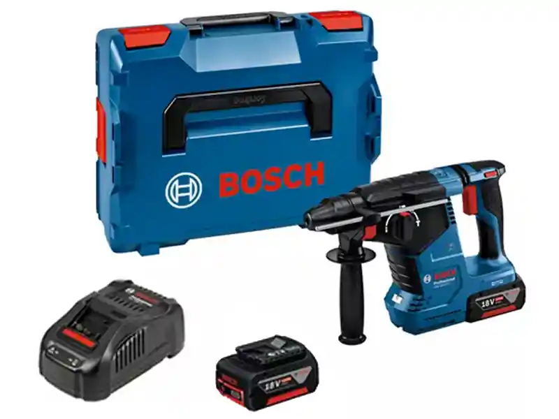 Bosch martello perforatore a batteria GBH 18V-24 C Professional 2,4J con 2 batterie 5Ah e valigetta Direttamente Dal Produttore