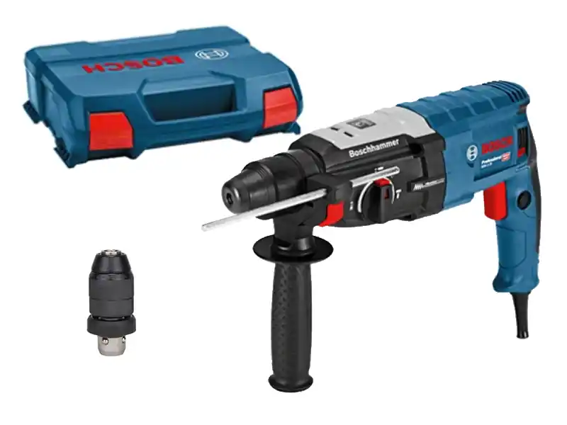 Compra Online Bosch Martello perforatore a filo GBH 2-28 F Professional SDS Plus con mandrino sostituibile, 3,2J