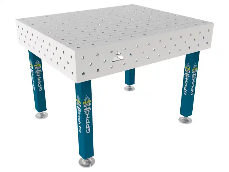 Ordina Subito Banco per saldatura SteelPlus INOX GPPH 1,2x1mt spessore 12mm, fori 16mm