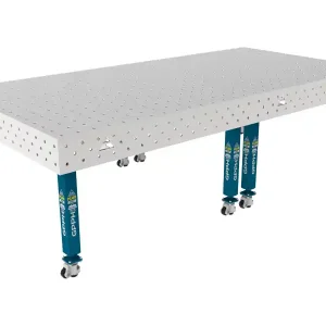 A Buon Prezzo Banco per saldatura con ruote SteelPlus INOX GPPH 3x1,48mt spessore 12mm, fori 16mm