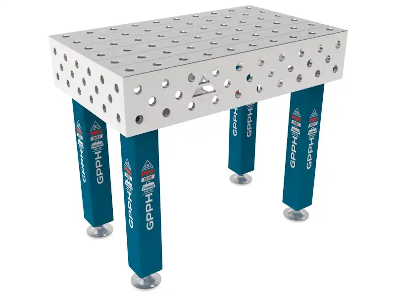Banco per saldatura SteelMax INOX GPPH 1x0,6mt spessore 15mm, fori 28mm Bestseller