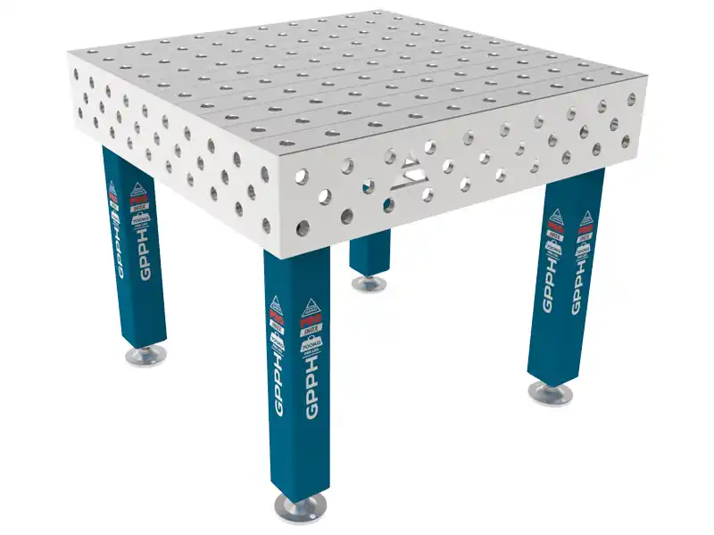 Banco per saldatura SteelMax INOX GPPH 1x1mt spessore 15mm, fori 28mm Più Venduto