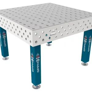 Non Perdere Banco per saldatura SteelMax INOX GPPH 1,2x1,2mt spessore 15mm, fori 28mm