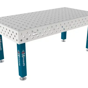 Banco per saldatura SteelMax INOX GPPH 2x1mt spessore 15mm, fori 28mm Bestseller