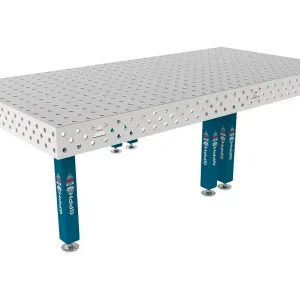 Promozione Banco per saldatura SteelMax INOX GPPH 3x1,48mt spessore 15mm, fori 28mm
