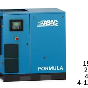 Compressore rotativo a vite ABAC Formula I 15X velocità variabile su basamento, 4-13 bar Offerta