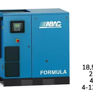 Compressore rotativo a vite ABAC Formula I 18,5kW velocità variabile su basamento, 4-13 bar Ordina Subito